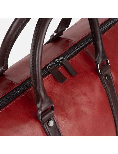 Genuine leather travel bag...